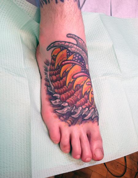 Jeff Johnson - Peters Biomech Foot Tattoo 2
